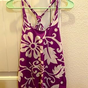 Old Navy Floral Racerback Tank